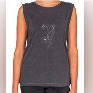 Indygena Women’s Lirim III Tank Top In Charcoal Gray | Size M